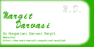 margit darvasi business card